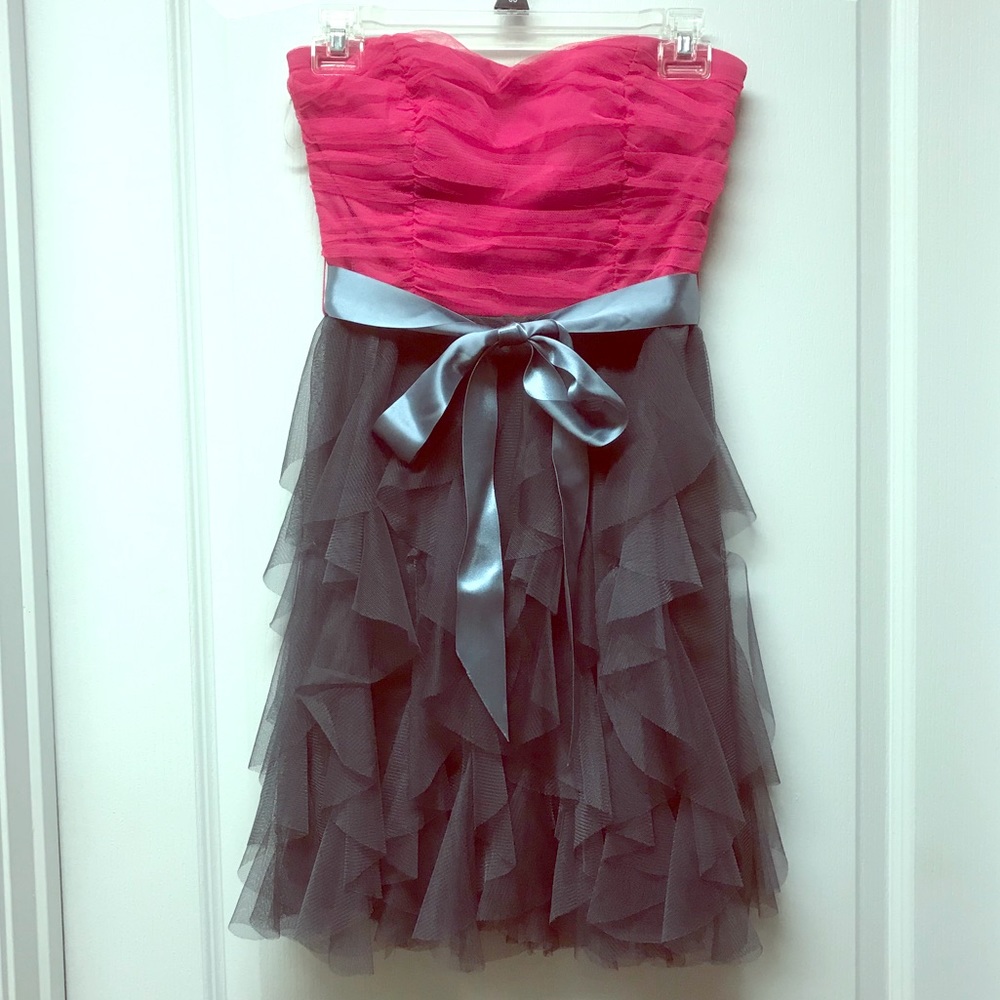 Gorgeous Pink/Grey Staples Dress